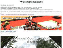 Tablet Screenshot of aleczan.com